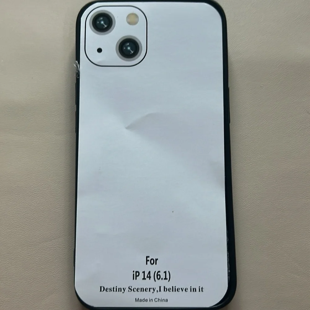 iPhone 13/14 Bohemian Print Black Phone Case